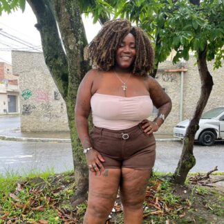 Short Hot Pant Chocolate Urbano