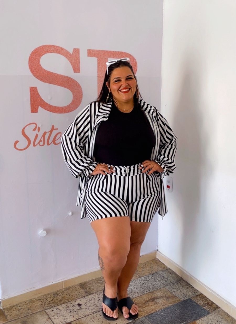 Conjunto Boss Listrado