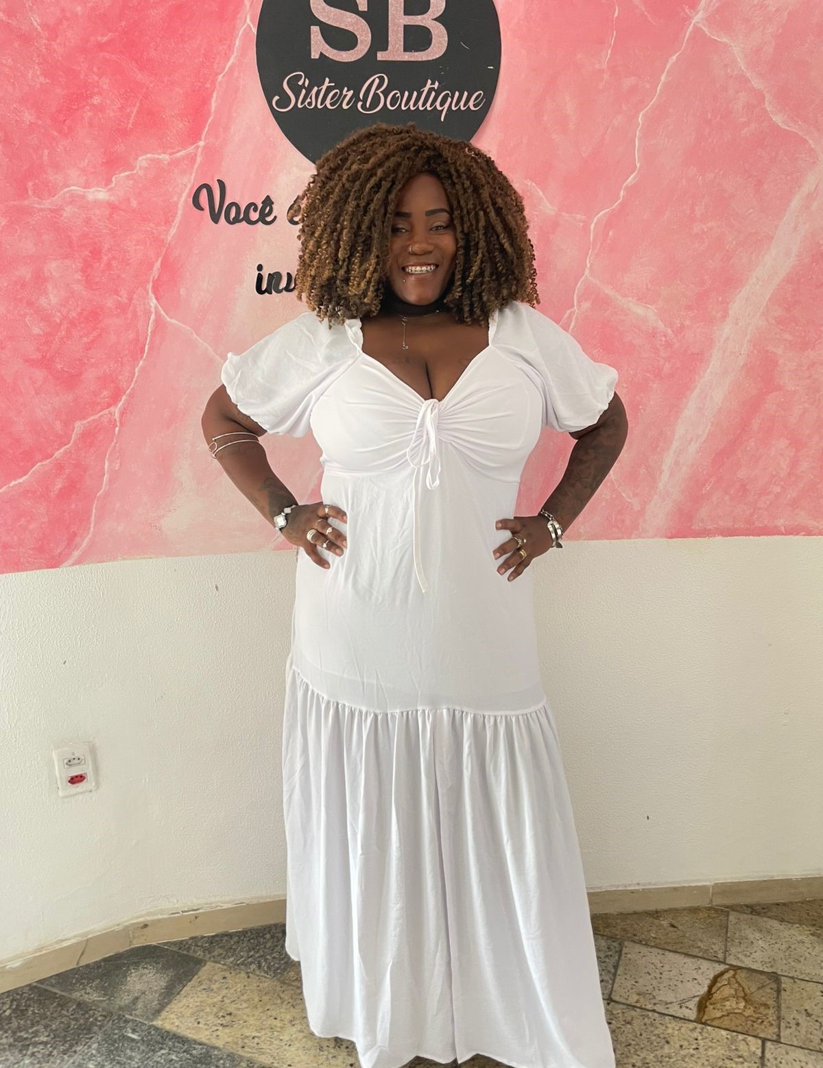 Vestido Longo Angel White